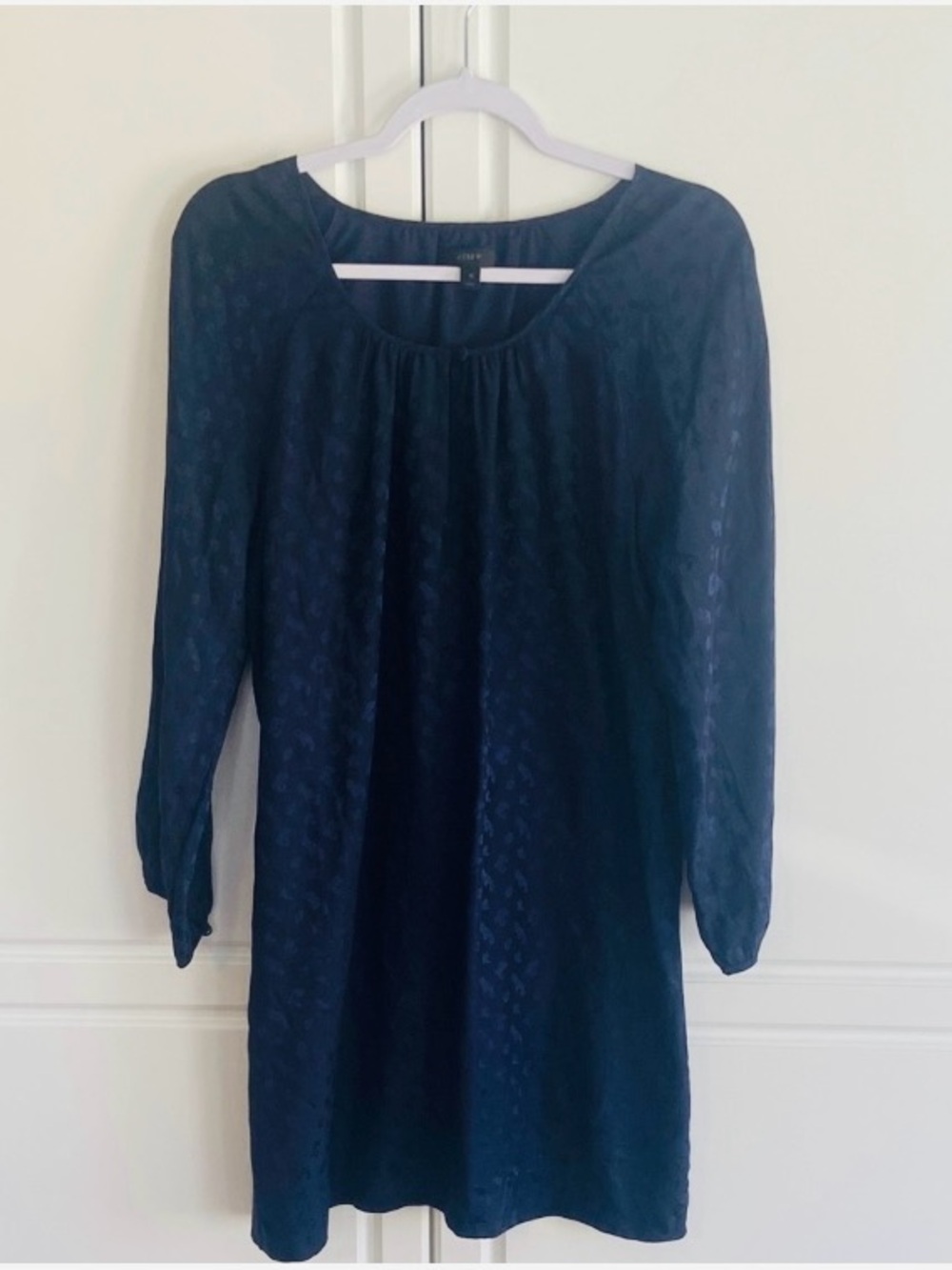 J crew navy Long Sleeve Women's Dress